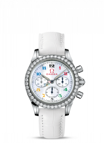 De Ville Co-Axial 35 Chronograph Stainless Steel / Diamond / MOP / Olympic Timeless