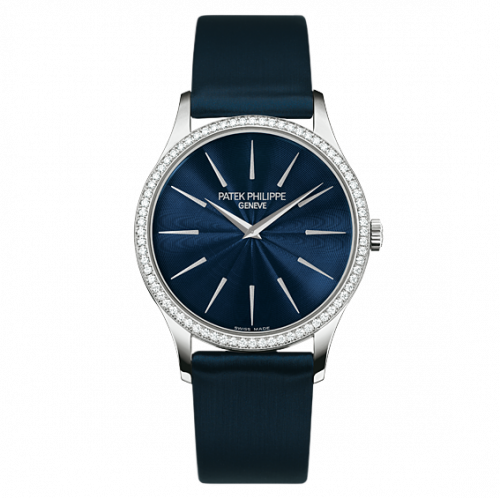Calatrava 4897 White Gold / Night Blue