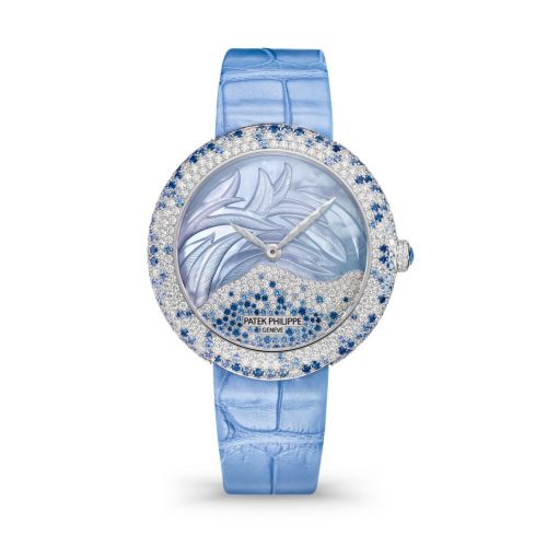 Calatrava 4899/901G White Gold / Blue