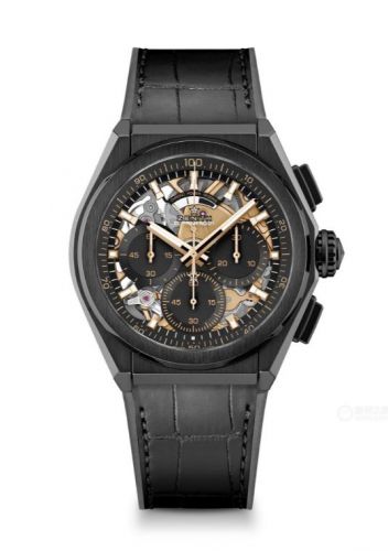 Defy El Primero 21 Black Ceramic / Skeleton / Bracelet