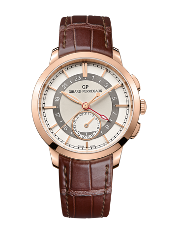 1966 Dual Time Pink Gold Silver