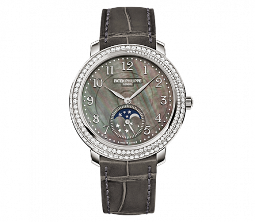 Moonphase 4968 White Gold Black Mother of Pearl