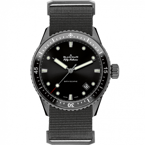 Fifty Fathoms Bathyscaphe Ceramic / Black / NATO