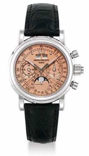 Perpetual Calendar Split Seconds Chronograph 5004G Salmon