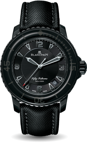 Fifty Fathoms Automatique DLC / Black / Black Canvas