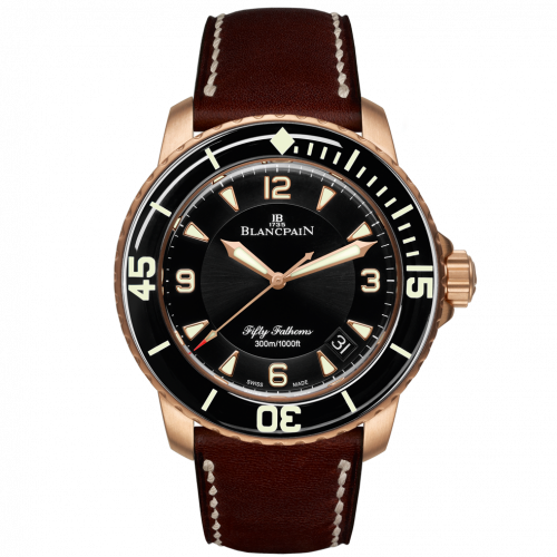 Fifty Fathoms Automatique Red Gold / Black / Brown Barennia
