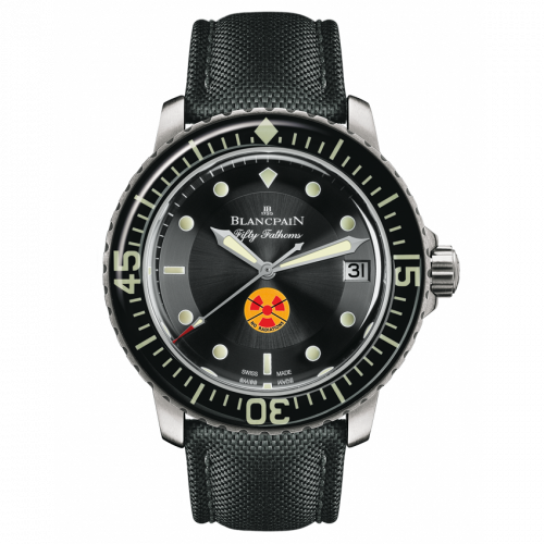 Fifty Fathoms Tribute to Fifty Fathoms / Stainless Steel / Black / Black Canvas