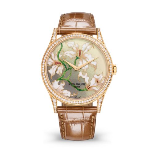 Calatrava 5077 Rose Gold / Diamond / Orchids