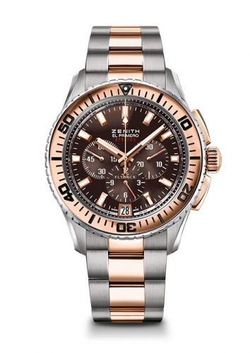 El Primero Stratos Flyback Two Tone Bracelet