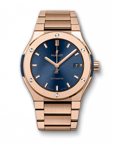 Classic Fusion 45 King Gold / Blue / Bracelet