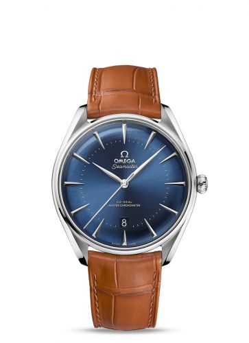 Seamaster Master Co-Axial 39.5 Moscow Edition Stainless Steel / Blue / Alligator