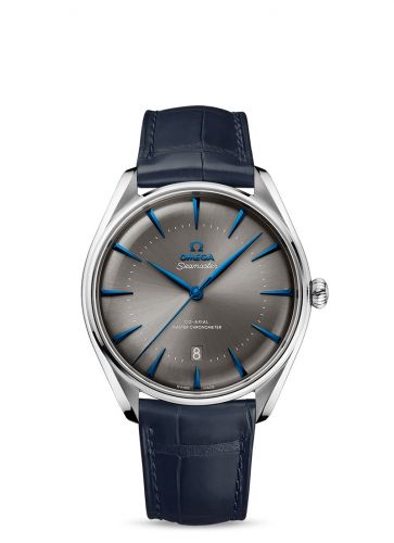 Seamaster Master Co-Axial 39.5 UAE Edition Stainless Steel / Grey / Alligator