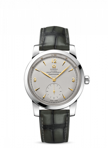 Seamaster 1948 Small Seconds Platinum / Silver / Alligator