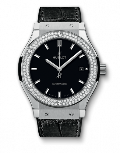Classic Fusion 45 Titanium Diamonds / Black
