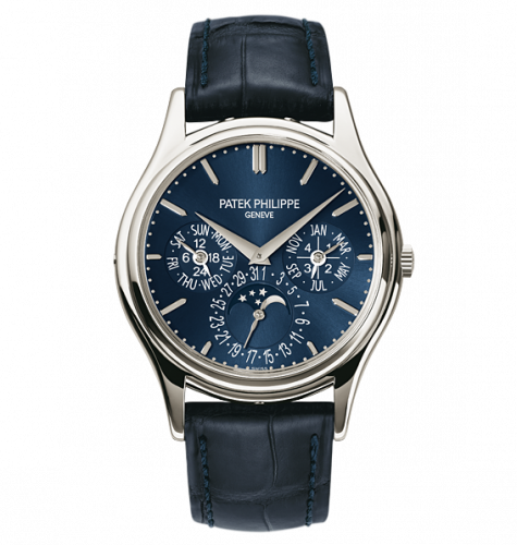 Perpetual Calendar 5140 Platinum Blue