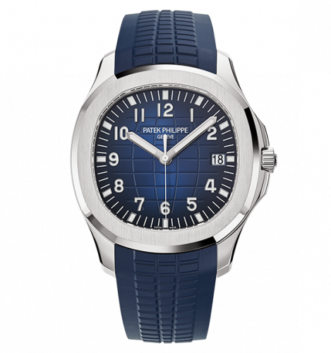 Aquanaut 5168 White Gold / Blue