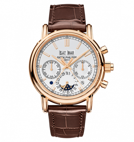 Perpetual Calendar Split-Seconds Chronograph 5204 Rose Gold / Silver