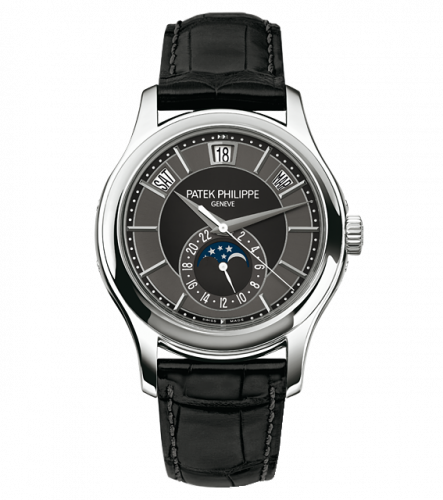Annual Calendar 5205 White Gold / Black