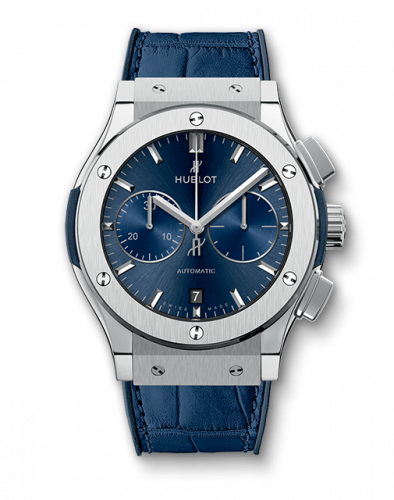 Classic Fusion 45 Chronograph Titanium / Blue