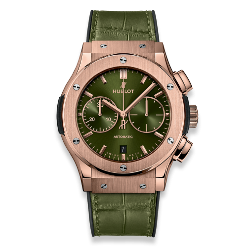 Classic Fusion 45 Chronograph King Gold / Green