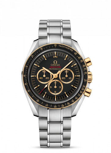 Speedmaster Professional Moonwatch Stainless Steel / Yellow Gold / Black / Tokyo Olympics
