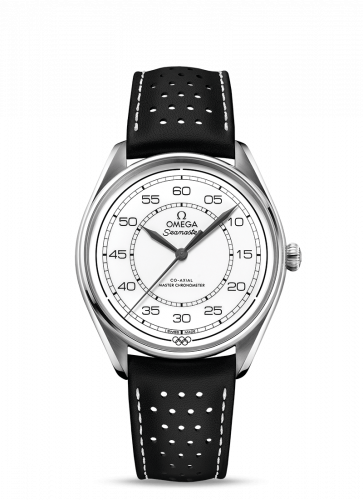 Seamaster Master Co-Axial 39.5 Olympic Timekeeper Stainless Steel / White / Black