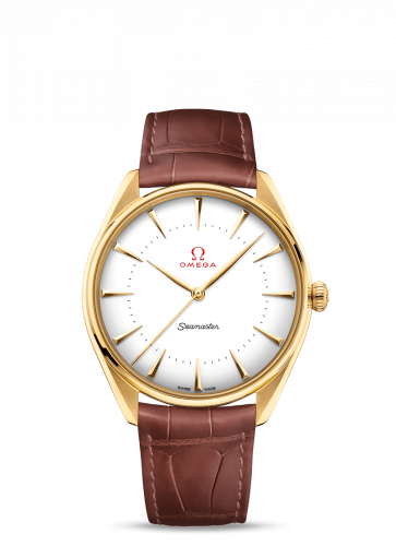 Seamaster Master Co-Axial 39.5 Olympic Games Gold Yellow Gold / Enamel / Alligator