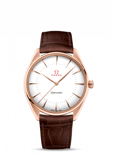 Seamaster Master Co-Axial 39.5 Olympic Games Gold Sedna Gold / Enamel / Alligator