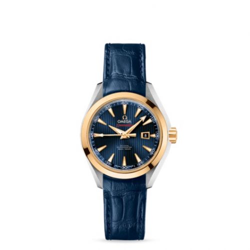 Seamaster Aqua Terra 150M Co-Axial 34 Stainless Steel / Yellow Gold / Blue / Bracelet / Olympic Collection London 2012