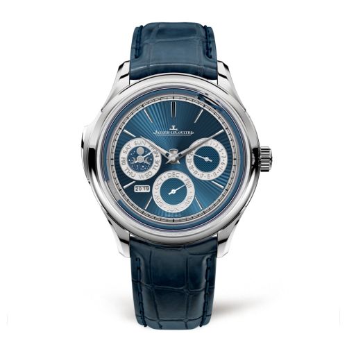 Master Grande Tradition Minute Repeater Perpetual Calendar White Gold / Blue Enamel / Alligator