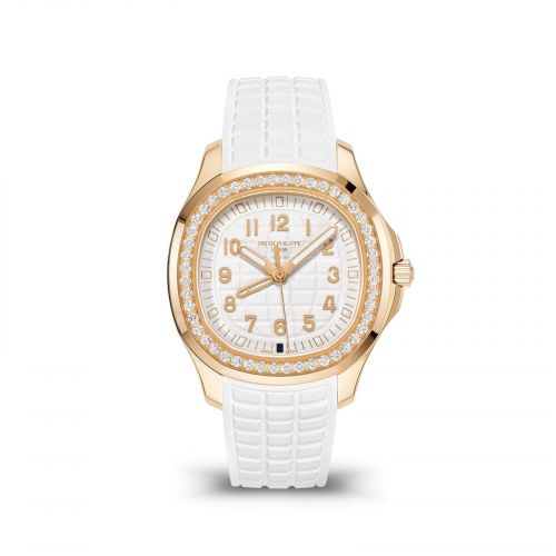 Aquanaut Luce Travel Time Rose Gold / White