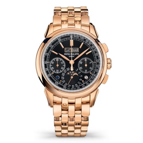 Perpetual Calendar Chronograph 5270 Rose Gold / Black / Bracelet
