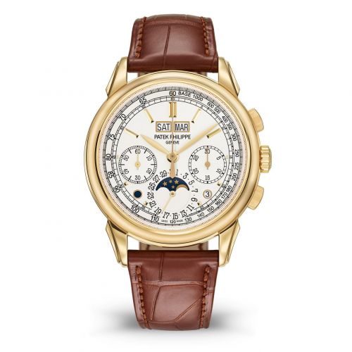 Perpetual Calendar Chronograph 5270 Yellow Gold / Silver