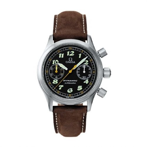 Dynamic III Chronograph Stainless Steel / Black / Brown Calf