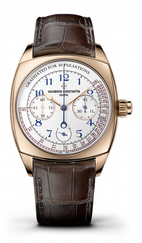Harmony Chronograph Pink Gold / Blue Numerals
