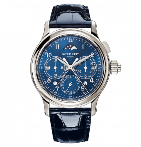 Perpetual Calendar Split-Seconds Chronograph 5372 Platinum / Blue