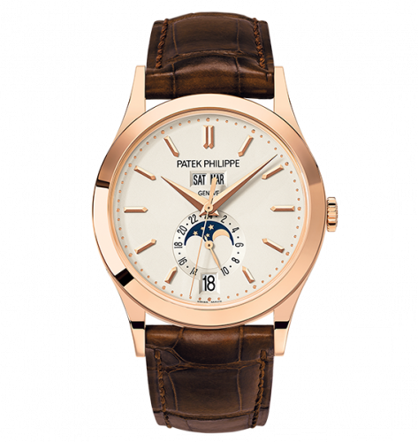 Annual Calendar 5396 Rose Gold / Silver
