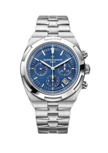 Overseas Chronograph Stainless Steel / Blue