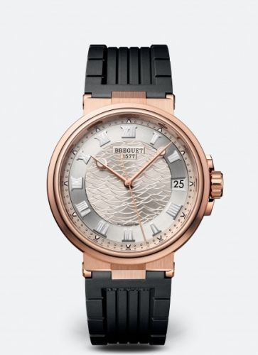 Marine 5517 Rose Gold / Silver / Rubber