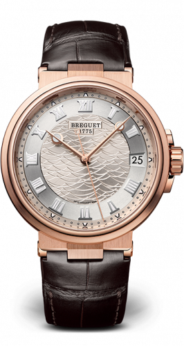 Marine 5517 Rose Gold / Silver / Alligator