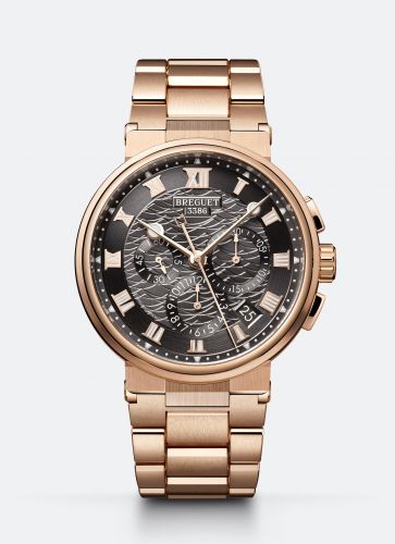 Marine Chronograph 5527 Rose Gold / Grey / Bracelet