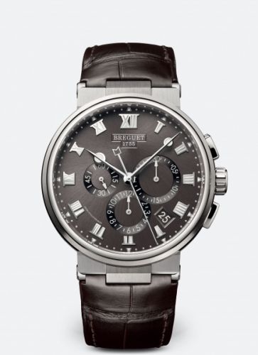Marine Chronograph 5527 Titanium / Grey / Alligator