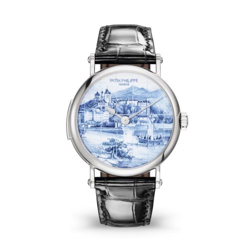 Tourbillon Minute Repeater 5538 White Gold / Old Views of Geneva