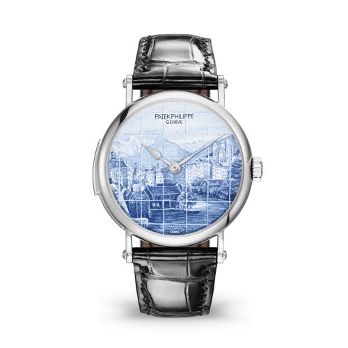 Tourbillon Minute Repeater 5538 White Gold / Old Views of Geneva