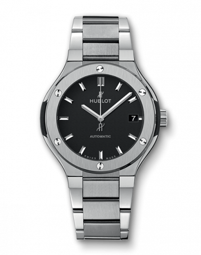 Classic Fusion 38 Titanium / Black / Bracelet