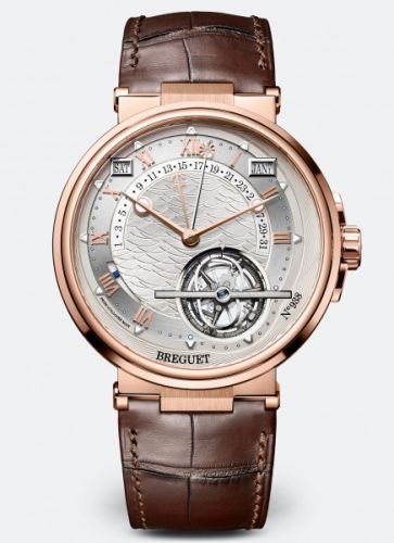 Marine Tourbillon Equation of Time 5887 Rose Gold / Silver / Alligator