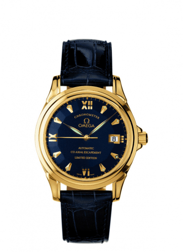 De Ville Co-Axial 37.5 Red Gold / Blue / LTD