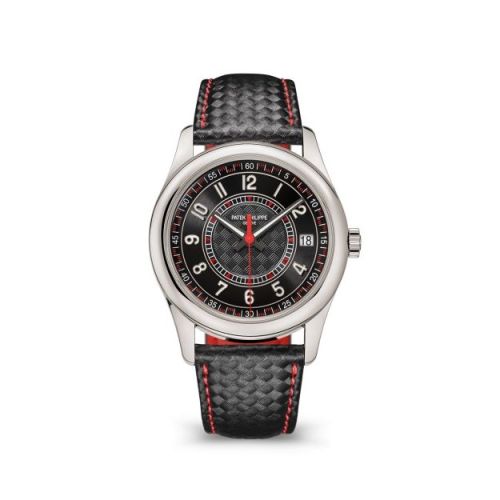 Calatrava White Gold / Black - Red