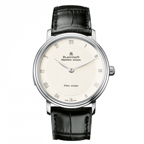 Villeret Tourbillon Minute Repeater Automata White Gold / Opaline