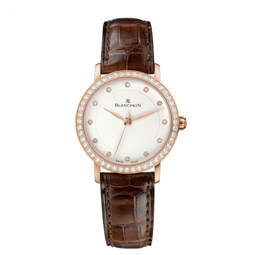 Villeret Ultraplate Automatique Ladies Red Gold / Opaline / Diamond